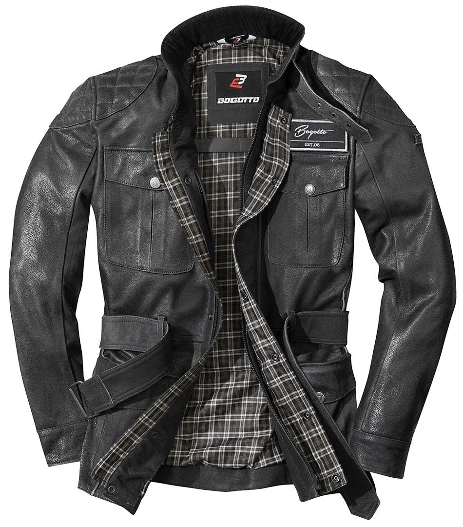 Bogotto Jacket Bogotto Bristol Motorcycle Leather Jacket