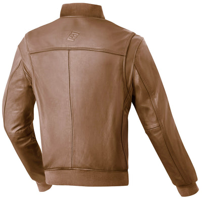 Bogotto Brooklyn Motorcycle Leather Jacket#color_brown