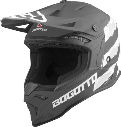 Bogotto V337 Wild-Ride cross helmet#color_black-white