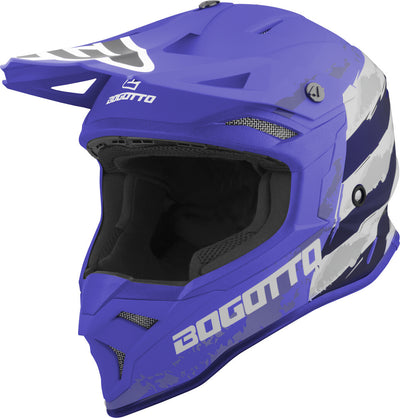 Bogotto V337 Wild-Ride cross helmet#color_blue-black-white