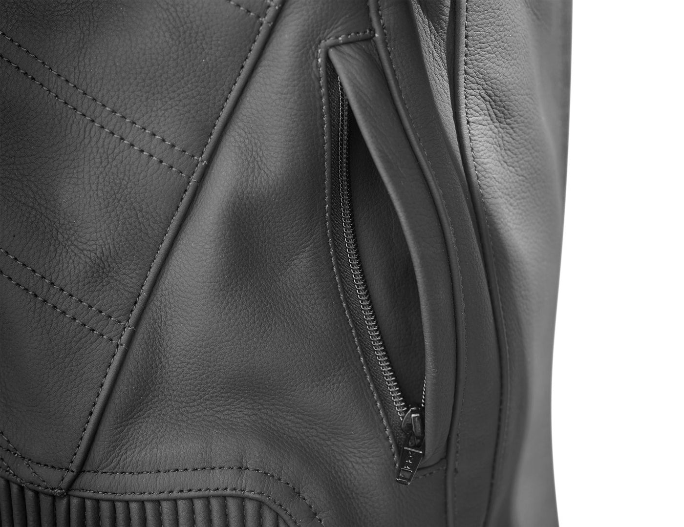 Bogotto Misano Two Piece Ladies Motorcycle Leather Suit#color_black-grey