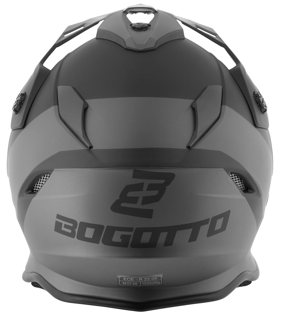Bogotto V331 Pro Tour Enduro Helmet#color_black-grey