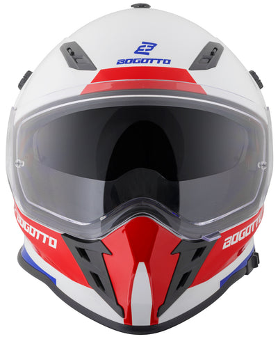 Bogotto V331 Pro Tour Enduro Helmet#color_red-blue