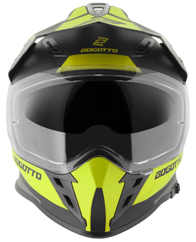 Bogotto V331 Pro Tour Enduro Helmet#color_yellow