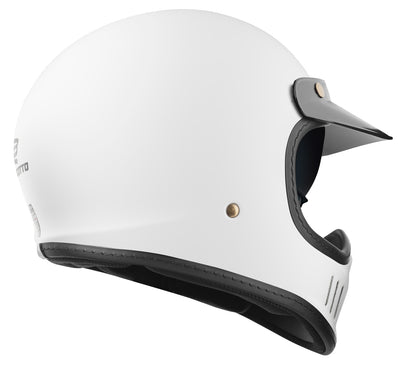 Bogotto FF980 Caferacer Cross Helmet#color_white-matt