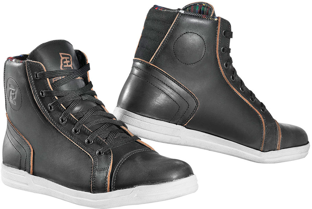 Botas De Moto Impermeables Bogotto Danko - Cuero, Tallaje 47, Estilo Vintage, Protección Nivel 2