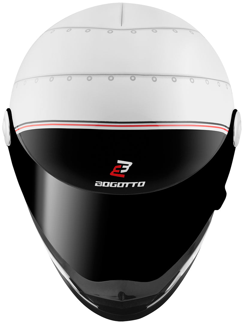 Bogotto SH-800 Spaceman Helmet#color_white-black