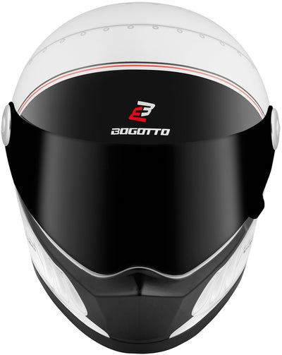 Bogotto SH-800 Spaceman Helmet#color_white-black