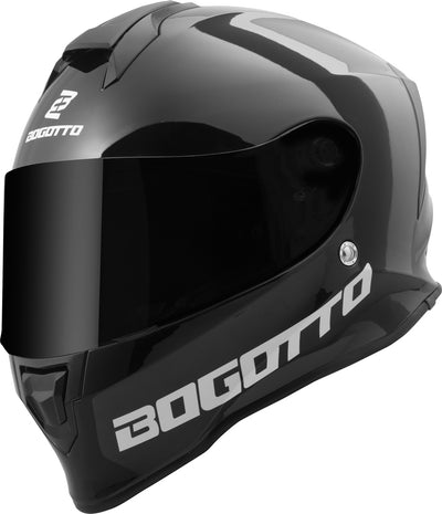 Bogotto H151 Solid Helmet#color_black