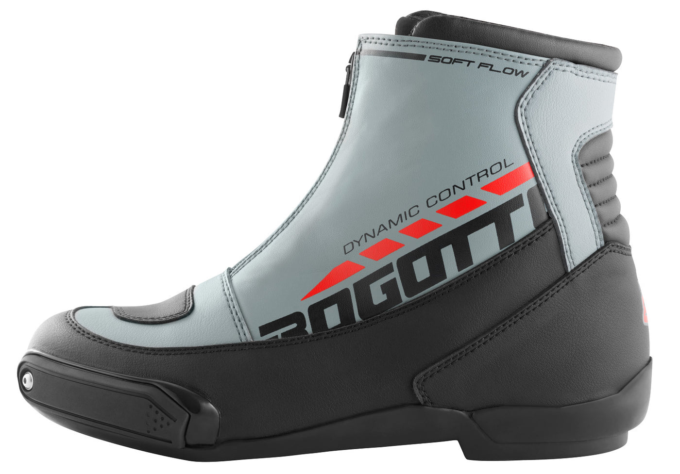 Bogotto Lap Motorcycle Shoes#color_grey-red