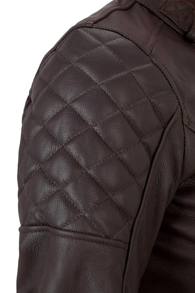 Bogotto Chicago Retro Ladies Motorcycle Leather Jacket#color_black