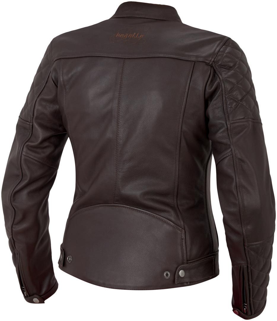 Bogotto Chicago Retro Ladies Motorcycle Leather Jacket