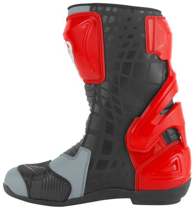 Bogotto Donington Motorcycle Boots#color_grey-black-red
