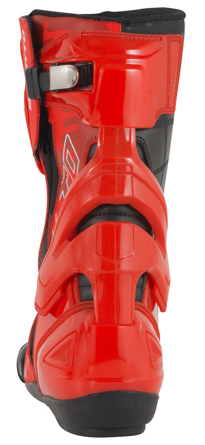 Bogotto Donington Camo Motorcycle Boots#color_red-black