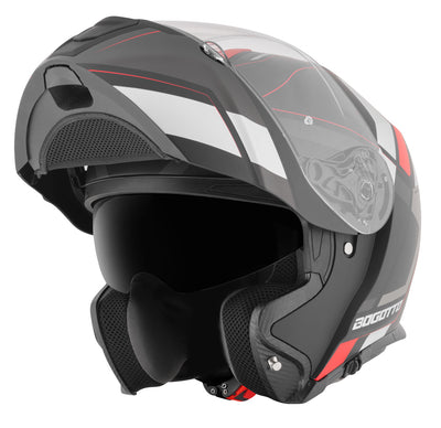 Bogotto FF403 Murata flip-up helmet#color_red-black