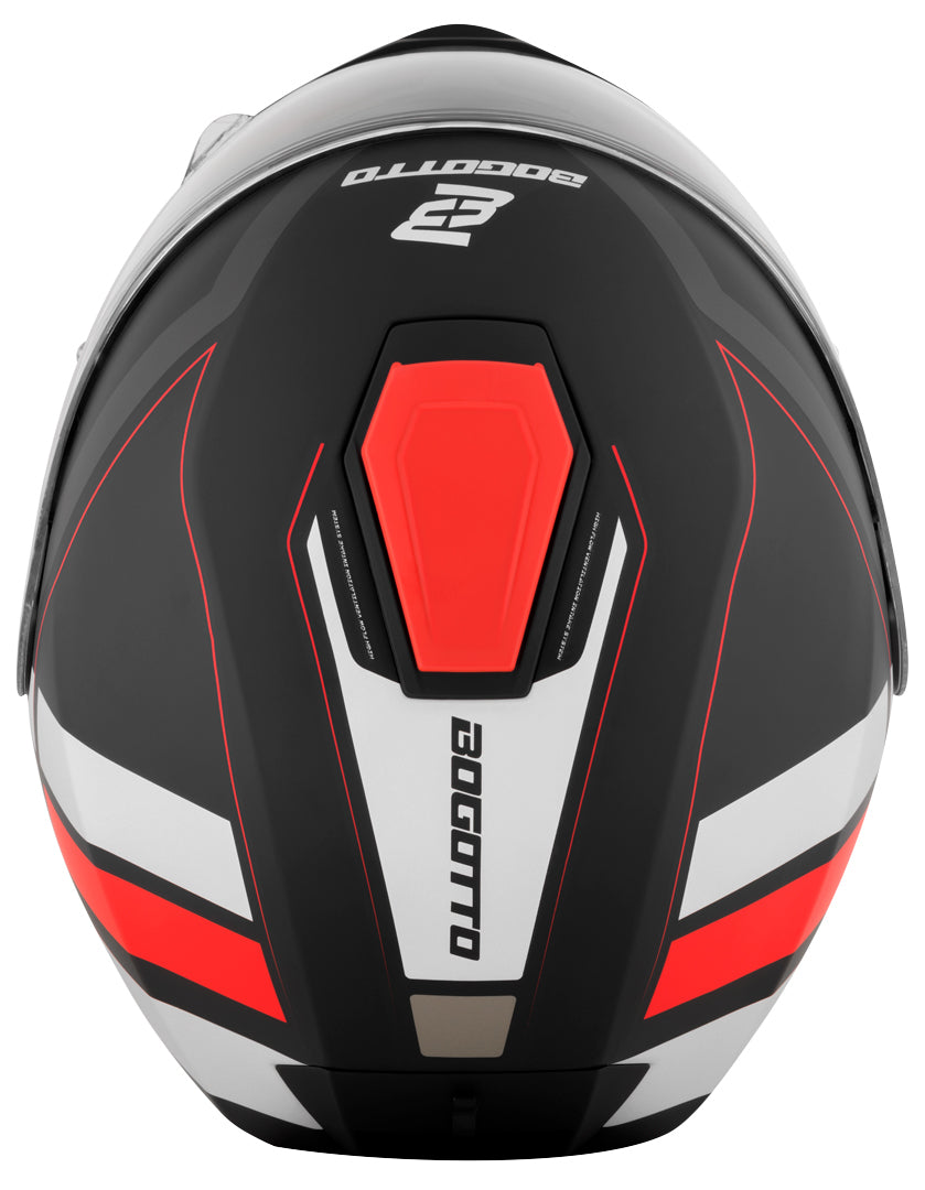 Bogotto FF403 Murata flip-up helmet#color_red-black