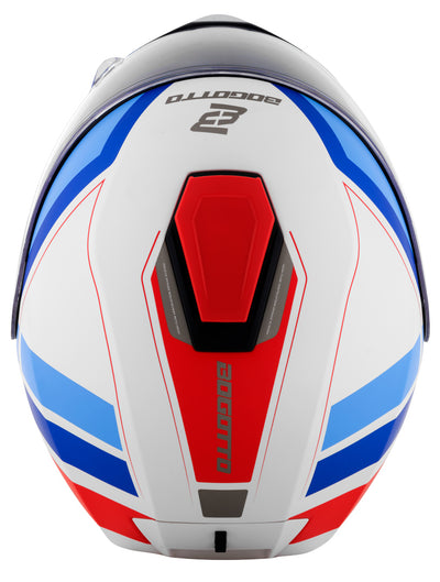 Bogotto FF403 Murata flip-up helmet#color_blue-red-white