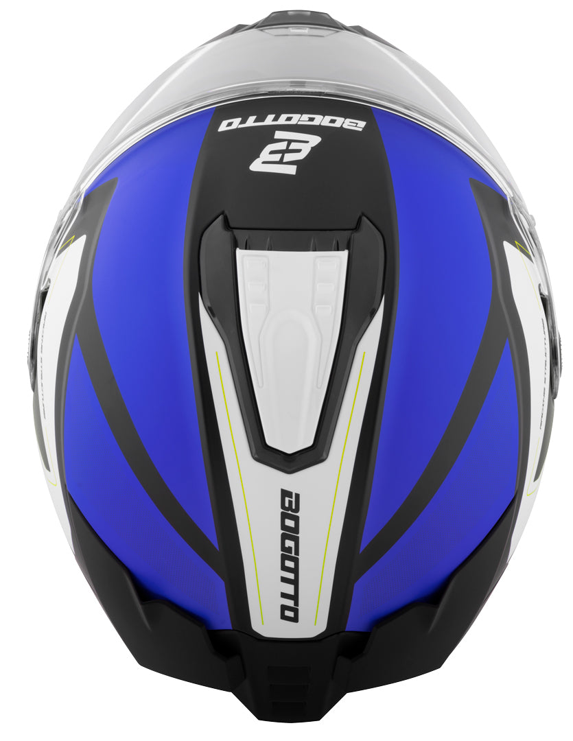 Bogotto FF122 BGT Helmet#color_blue-white