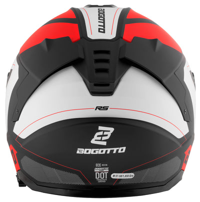 Bogotto FF122 BGT Helmet#color_red-white