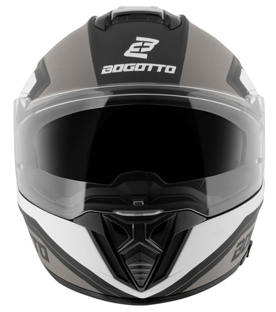 Bogotto FF122 BGT Helmet#color_grey-white