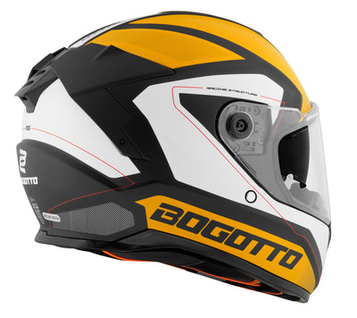 Bogotto FF122 BGT Helmet#color_yellow-white