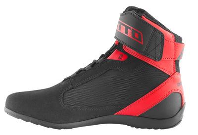 Bogotto Mix Disctrict Motorcycle Shoes#color_black-red