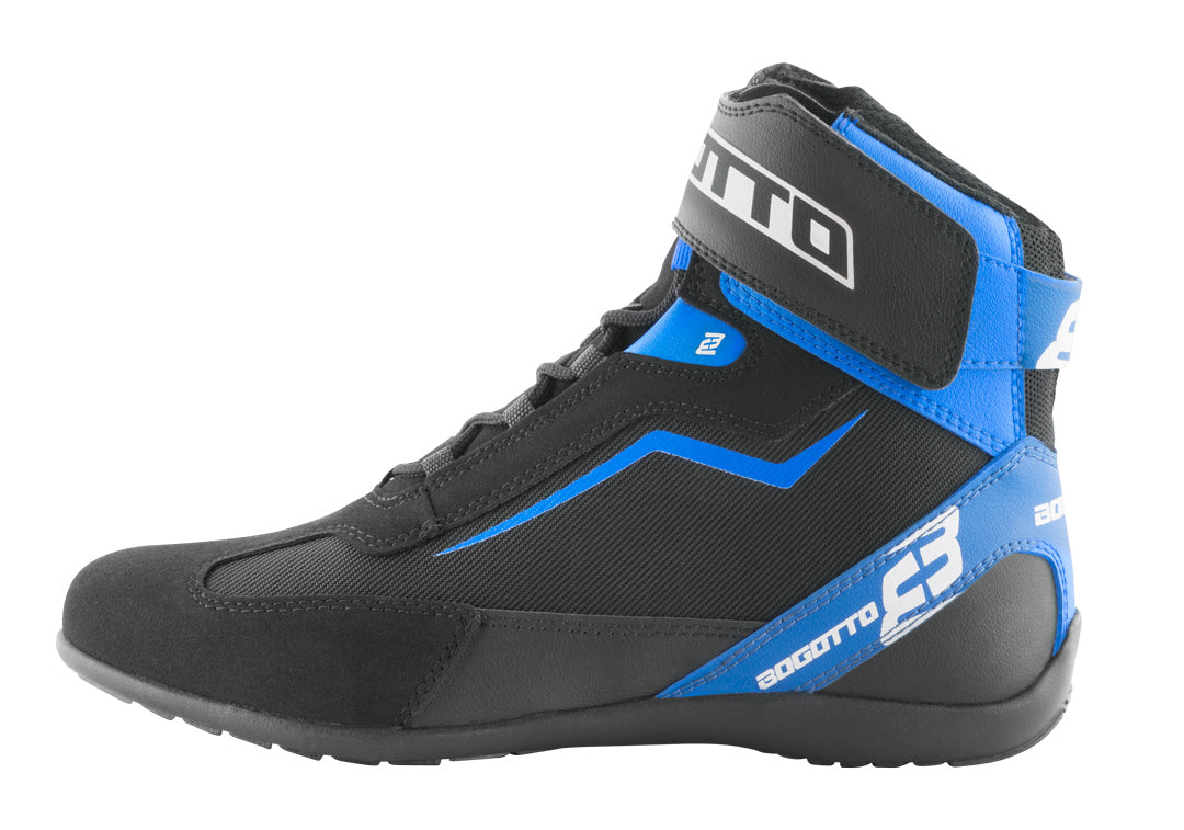 Bogotto Mix Disctrict Motorcycle Shoes#color_black-blue