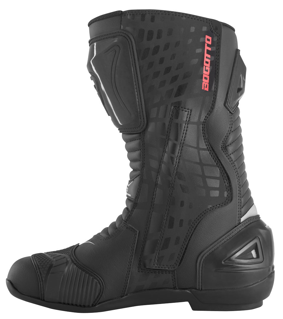 Bogotto Race-X Motorcycle Boots#color_black