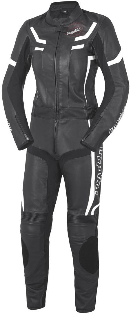 Bogotto ST-Evo Two Piece Ladies Motorcycle Leather Suit#color_black-white