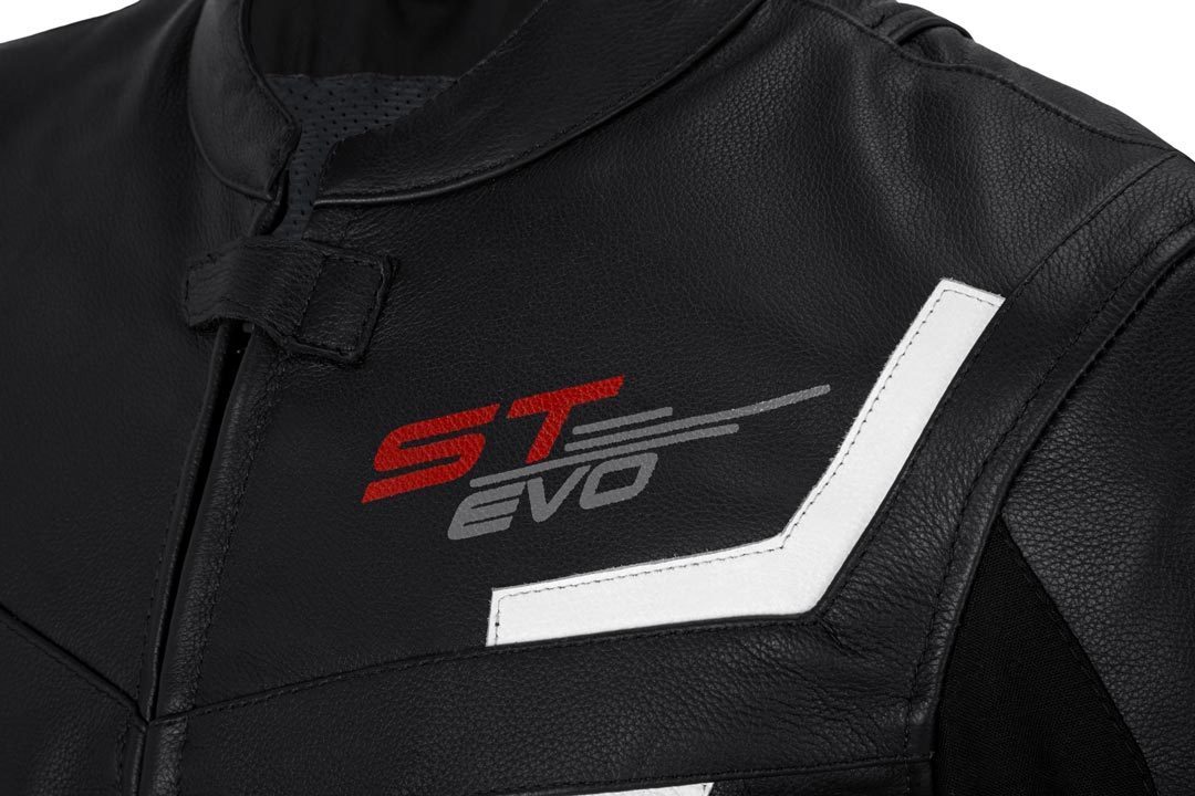 Bogotto ST-Evo Two Piece Motorcycle Leather Suit#color_black-white