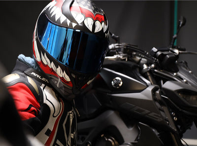 Bogotto V128 Naga Helmet#color_black-matt-red
