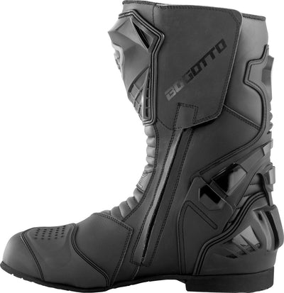 Bogotto Assen WR 2.0 waterproof Motorcycle Boots#color_black