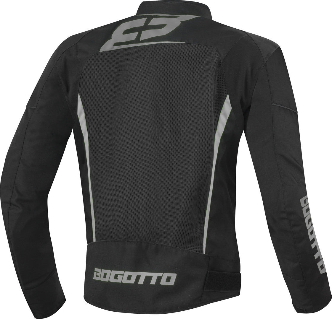 Bogotto Blaze-Air Motorcycle Textile Jacket#color_black-grey