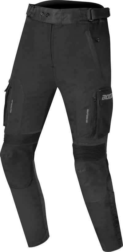 Bogotto Covelo waterproof Motorcycle Textile Pants#color_black