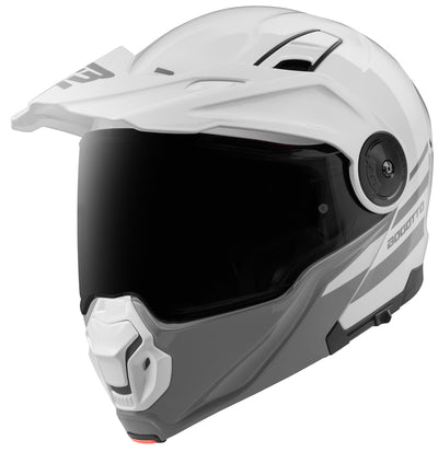 Bogotto FG-102 Fiberglass Enduro / Flip-Up Helmet#color_white