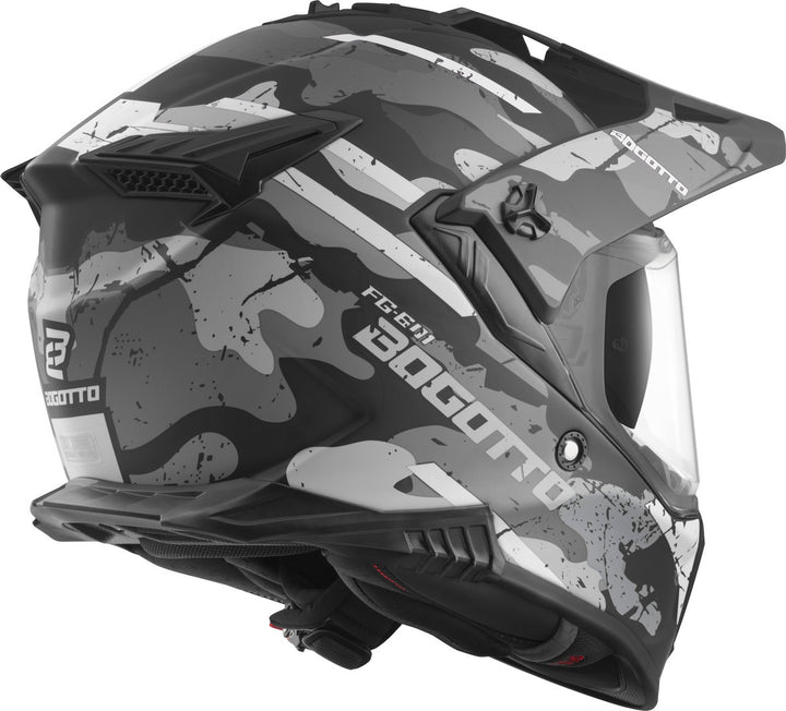Bogotto グラスファイバー　エンデューロ　ヘルメット サイズL Bogotto FG-601 Sniper Fiberglass Enduro Helmet