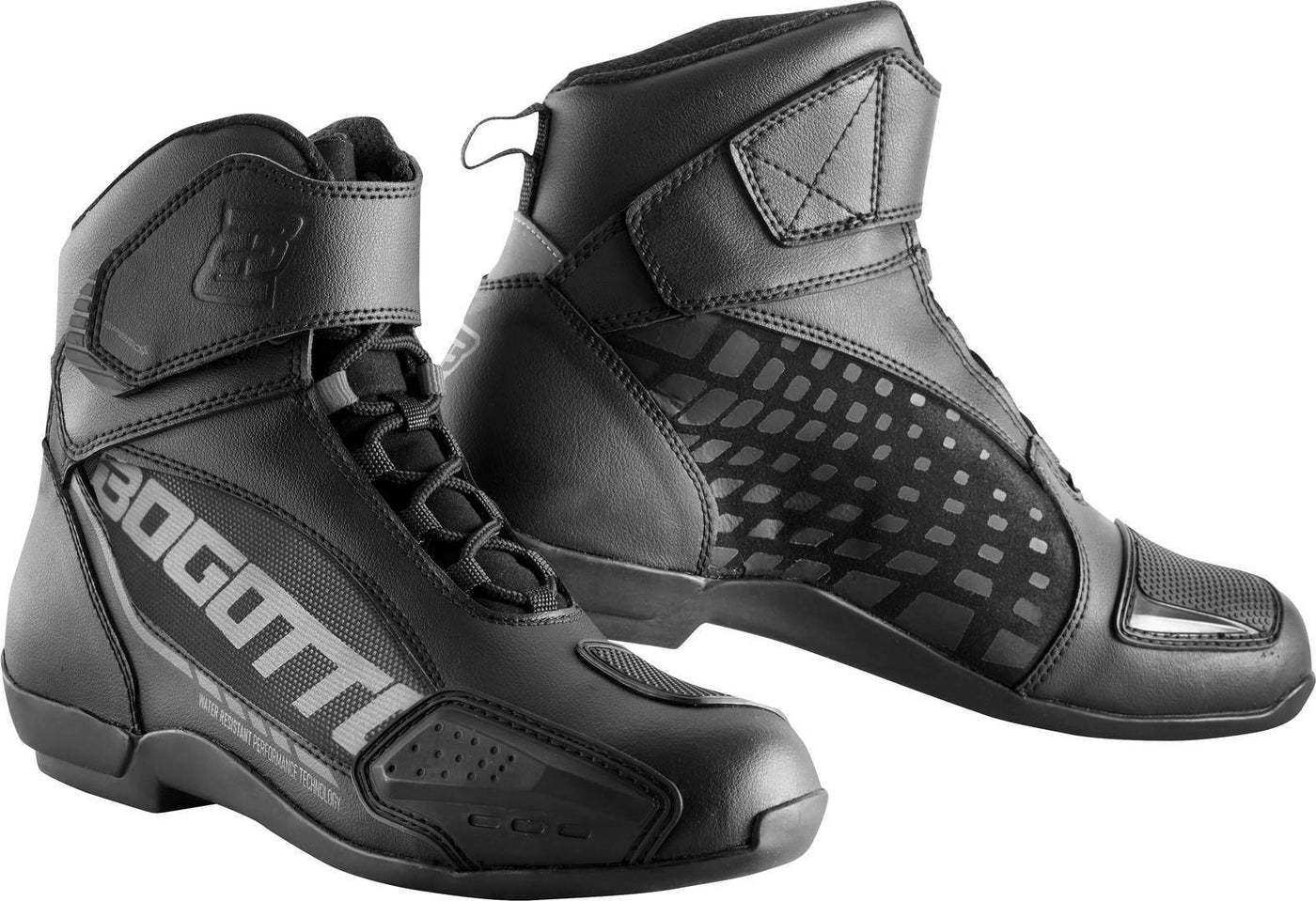 Bogotto GPX WR 2.0 waterproof Motorcycle Shoes#color_black