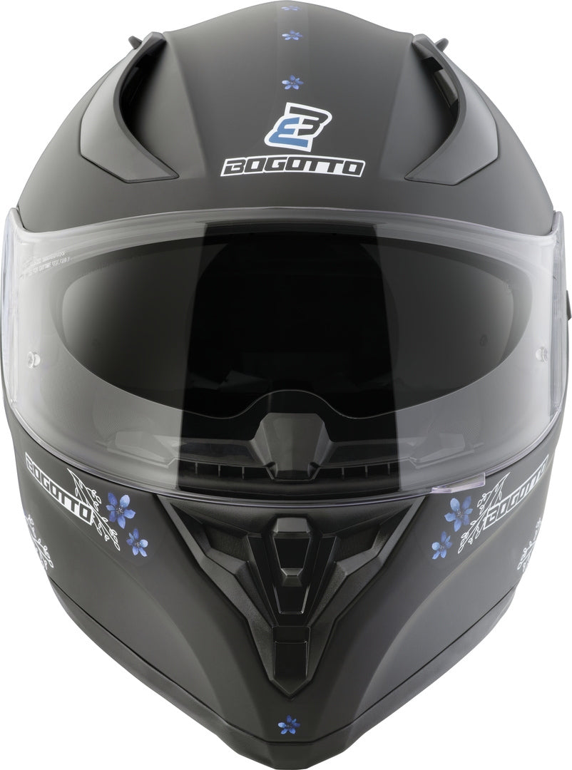 Bogotto H128 Fiori Helmet#color_black-blue
