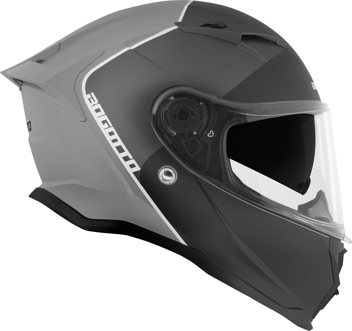 Bogotto H153 BT SPN Bluetooth Helmet#color_black-matt-grey