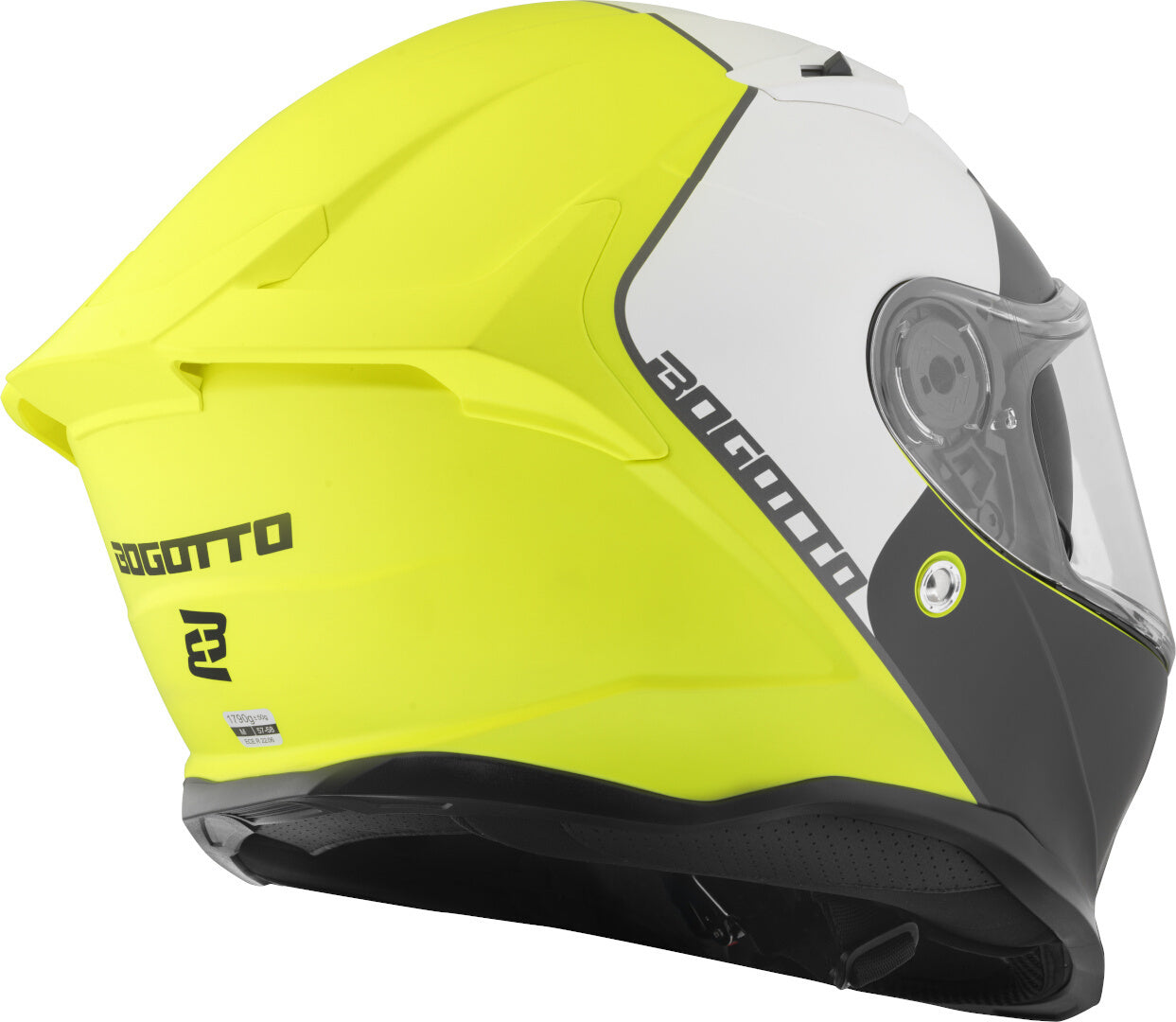 Bogotto H153 BT SPN Bluetooth Helmet#color_matt-black-yellow