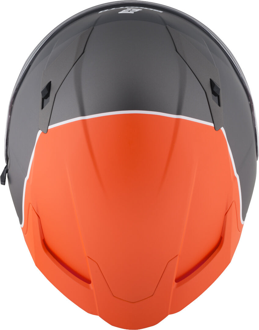 Bogotto H153 BT SPN Bluetooth Helmet#color_black-matt-orange