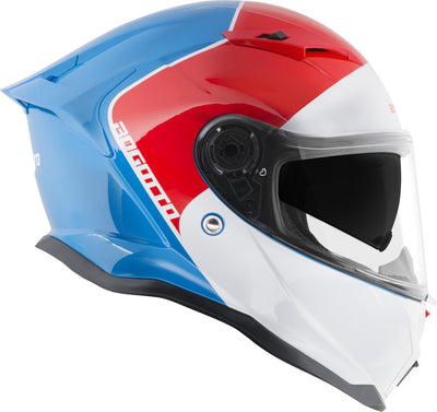 Bogotto H153 BT SPN Bluetooth Helmet#color_white-red-blue