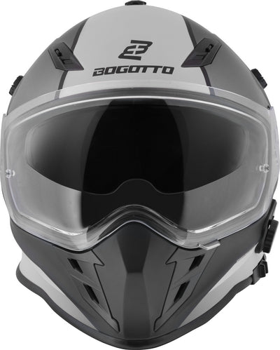 Bogotto H331 BT Tour EVO Bluetooth Enduro Helmet#color_black-matt-grey