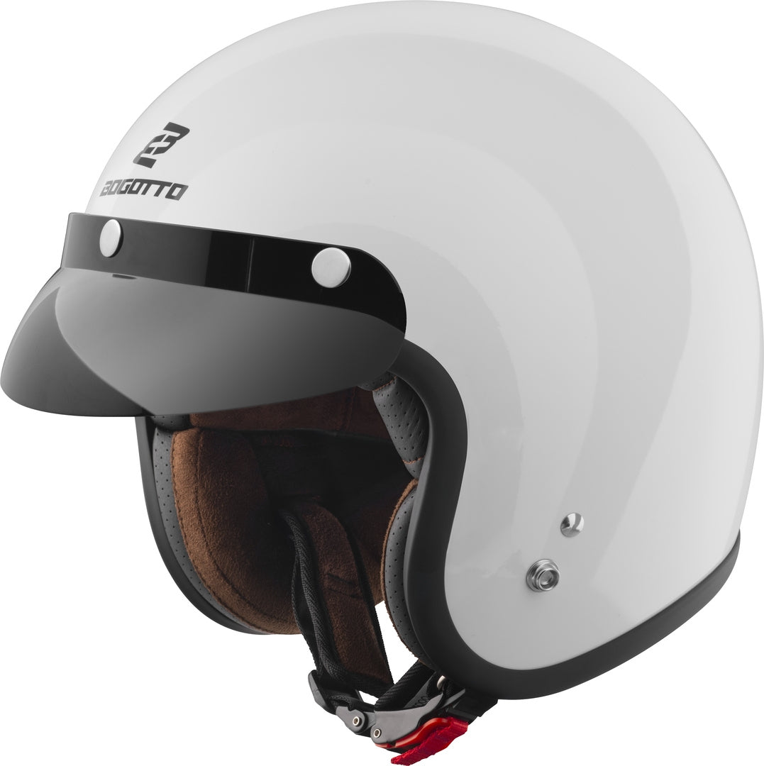 Bogotto H541 Solid Jet Helmet#color_white