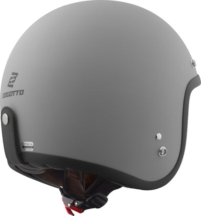 Bogotto H541 Solid Jet Helmet#color_grey-matt