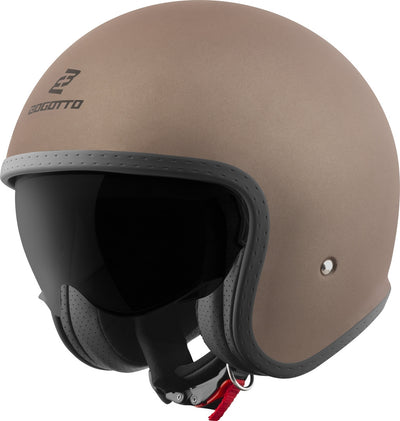 Bogotto H589 Solid Jet Helmet#color_brown-matt