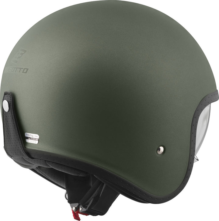 Casque Jet Bogotto H589 Solid - Norme ECE 22.06, Visière Transparente, Doublure Lavable - Pour Moto, Scooter