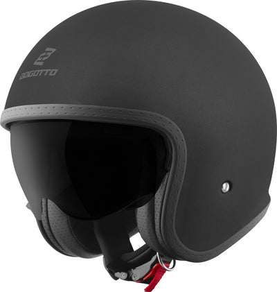Bogotto H589 Solid Jet Helmet#color_black-matt