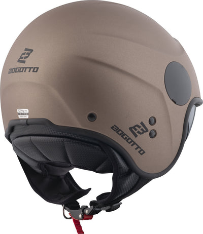 Bogotto H595 SPN Jet Helmet#color_brown-matt