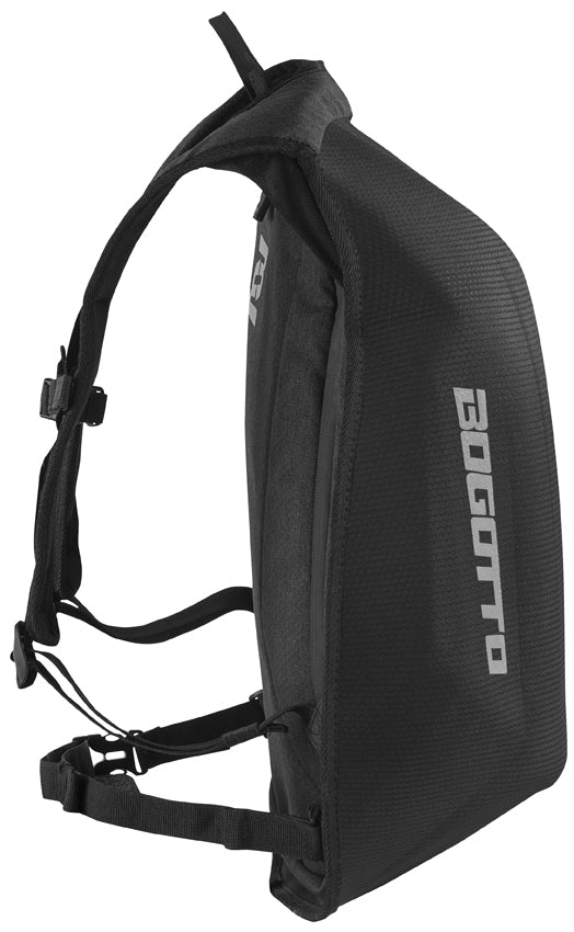 Bogotto Hump Motorfiets Rugzak - Harde Schaal Carbon Look, 24 Liter Met Laptopvak